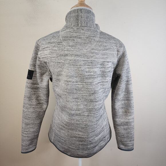 Ascend Exploration Performance Full Zip Fleece Sweater Jacket Size Small Gray - Picture 3 of 6